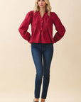 Carmella Button Down Blouse