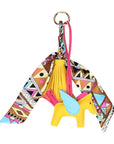 Horse & Tassle Charm w/ Scarf Bag/Purse Charm