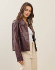 Aesha Vegan Leather Jacket