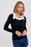 Cece Bow Detail Sweater