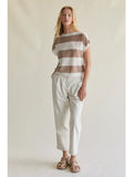 Marcello Linen Pleated Pant