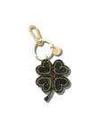 Hand-painted Wild Clover Bag Charm + Keychain | Eco-Friendly