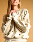 Sweetness Embroidered Sweatshirt