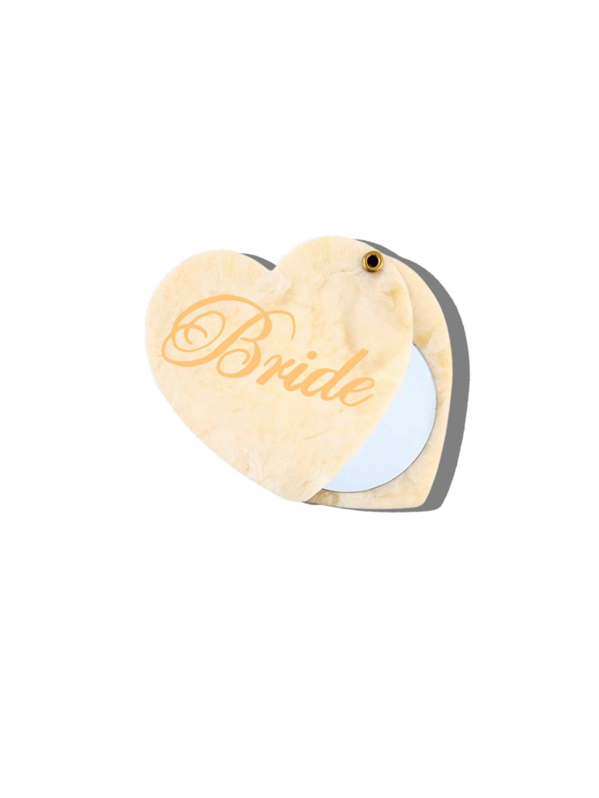 Hand-painted Bride Compact Mirror | Eco-Friendly