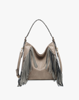 Sav Distressed Hobo w/ Fringe Detail