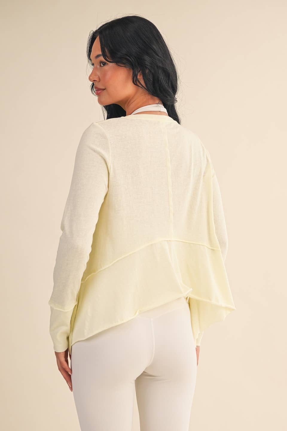 Candace Slub Long Sleeve Layering Top