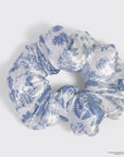 Bridgerton x Kitsch Satin Pillow Scrunchies® in Toile in Bloom