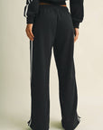 Side Stripe Low Waist Sweatpant