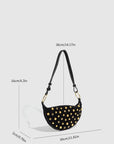 Studded Gromme Shoulder Bag