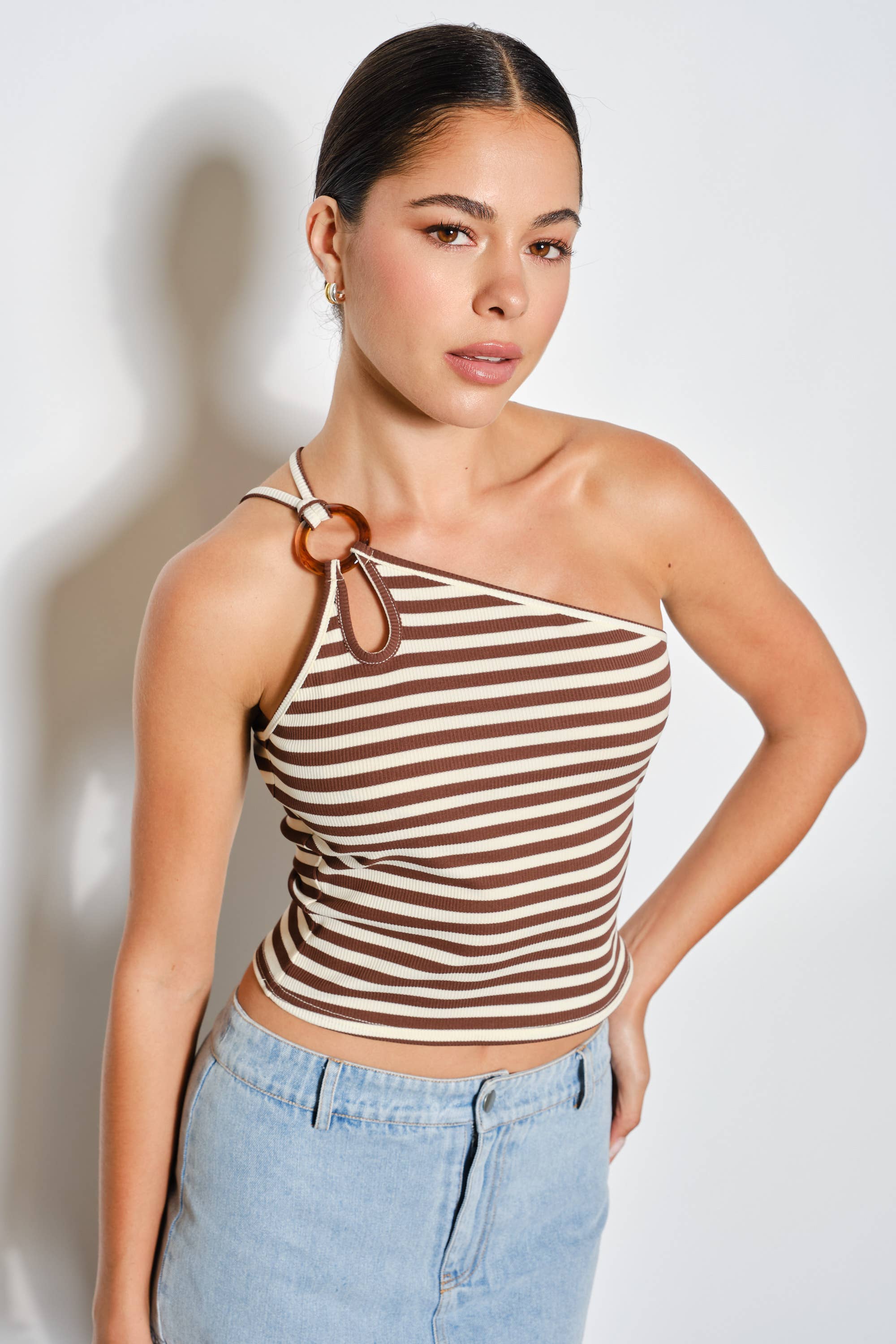 Francie One Shoulder Cami
