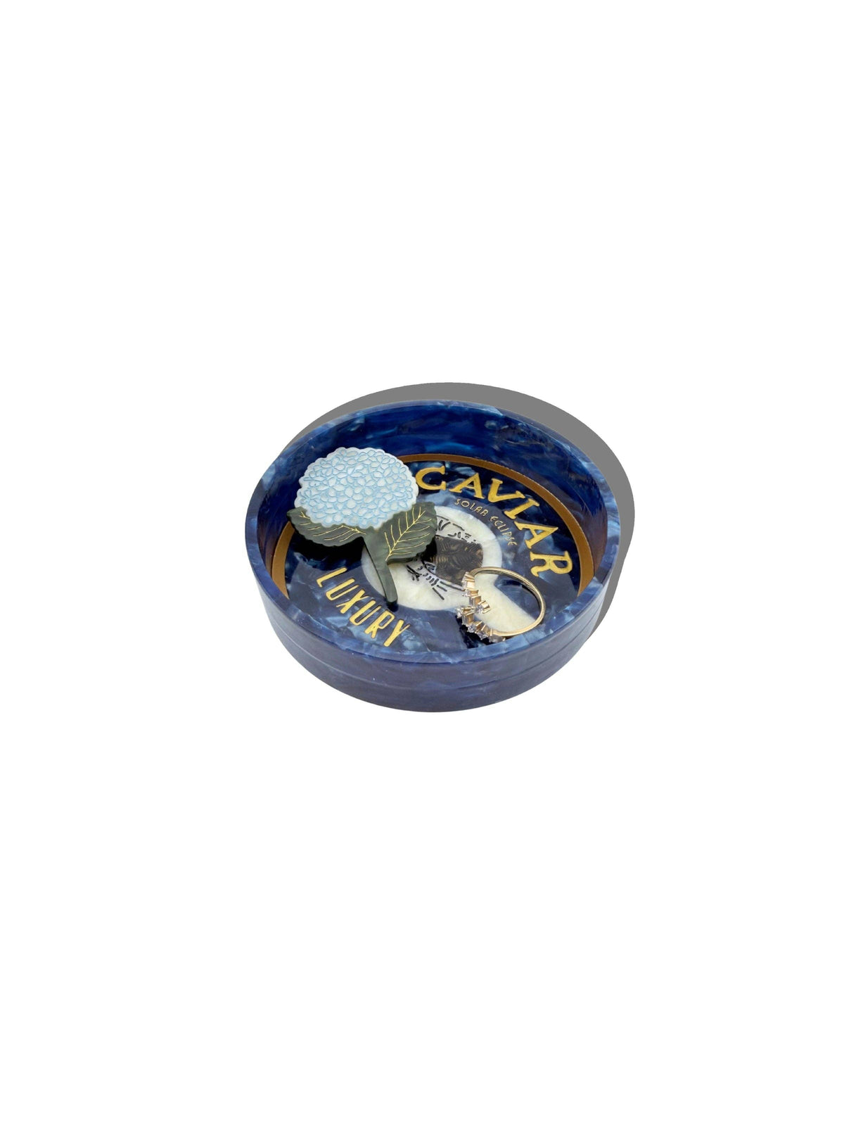 Hand-painted Caviar Trinket Tray