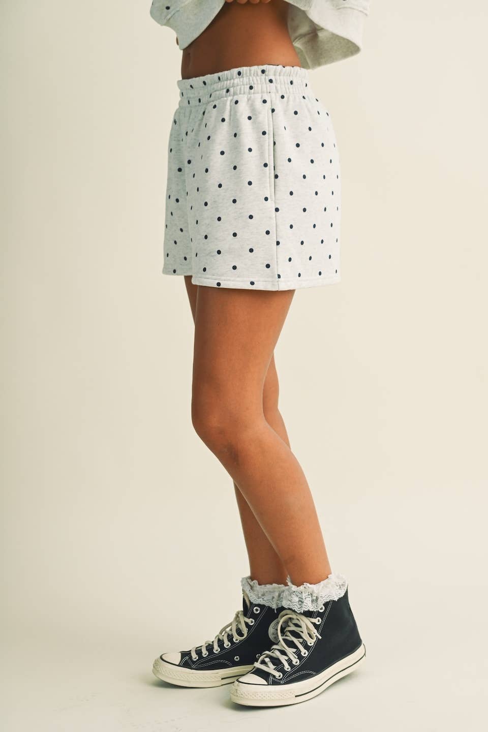 Polka Dot Sweatshort