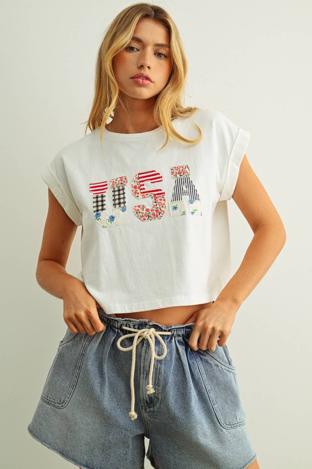 Presley USA Patchwork Tee