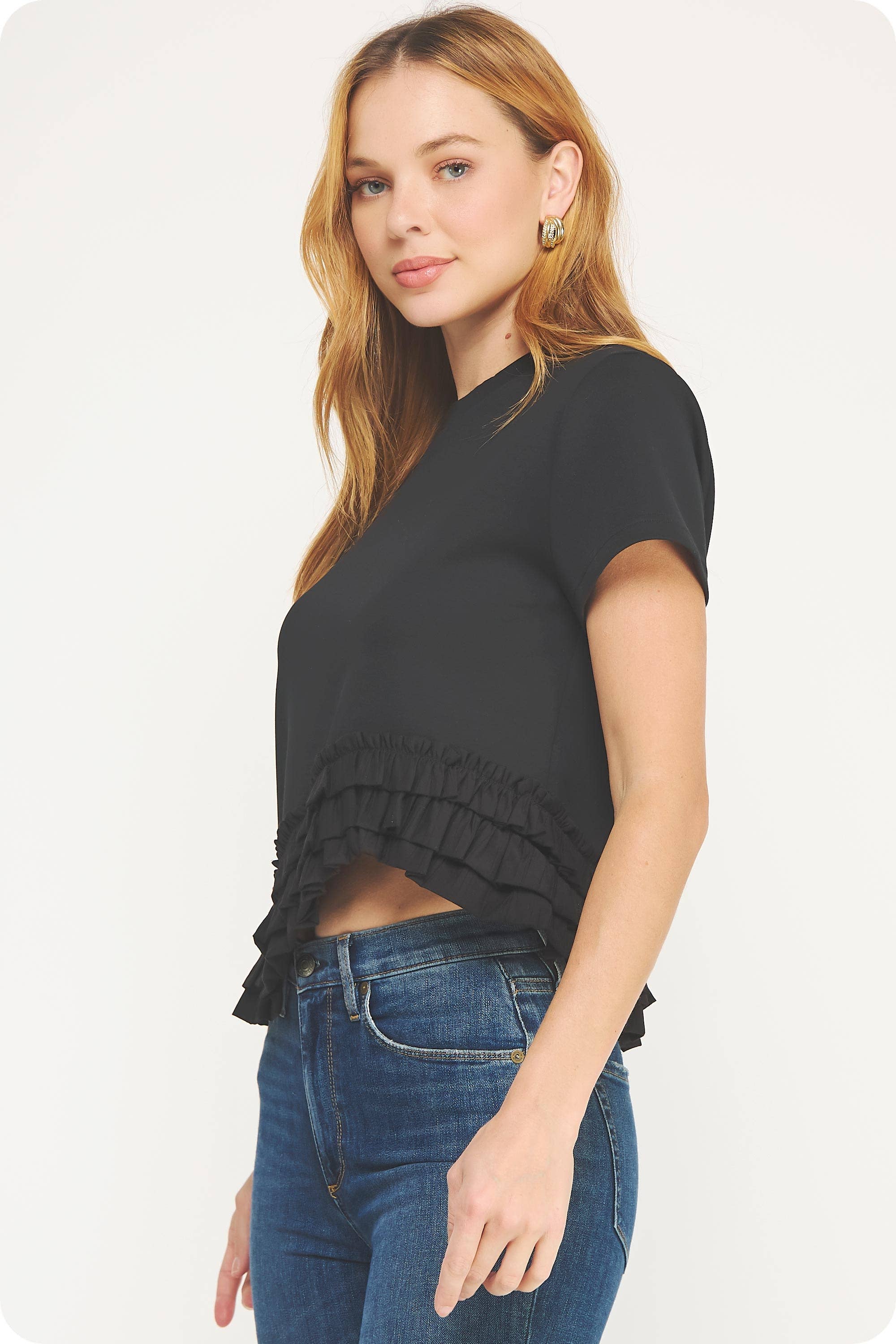 Tatum Ruffle Frill Top