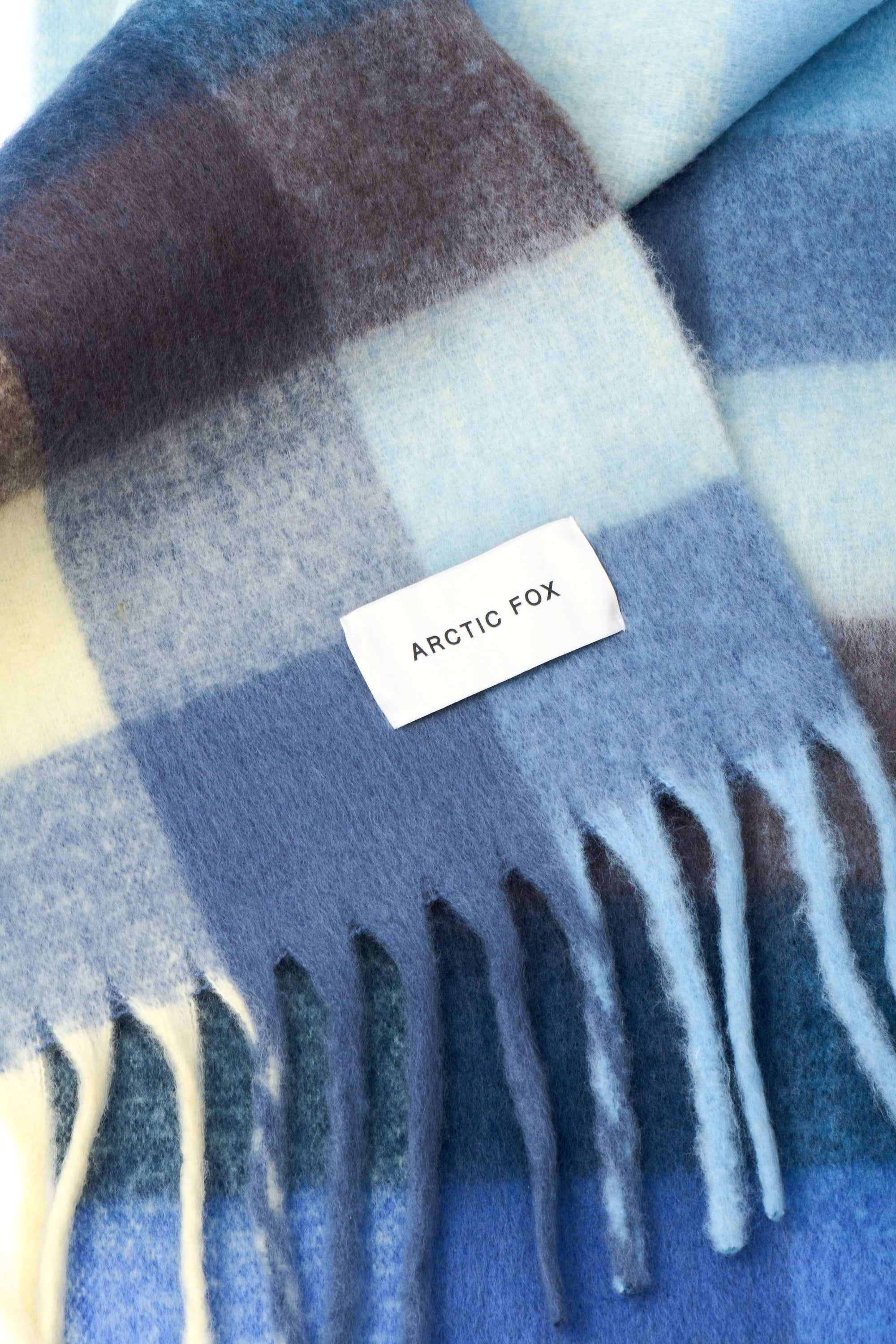 The Reykjavik Scarf  Blue Yellow