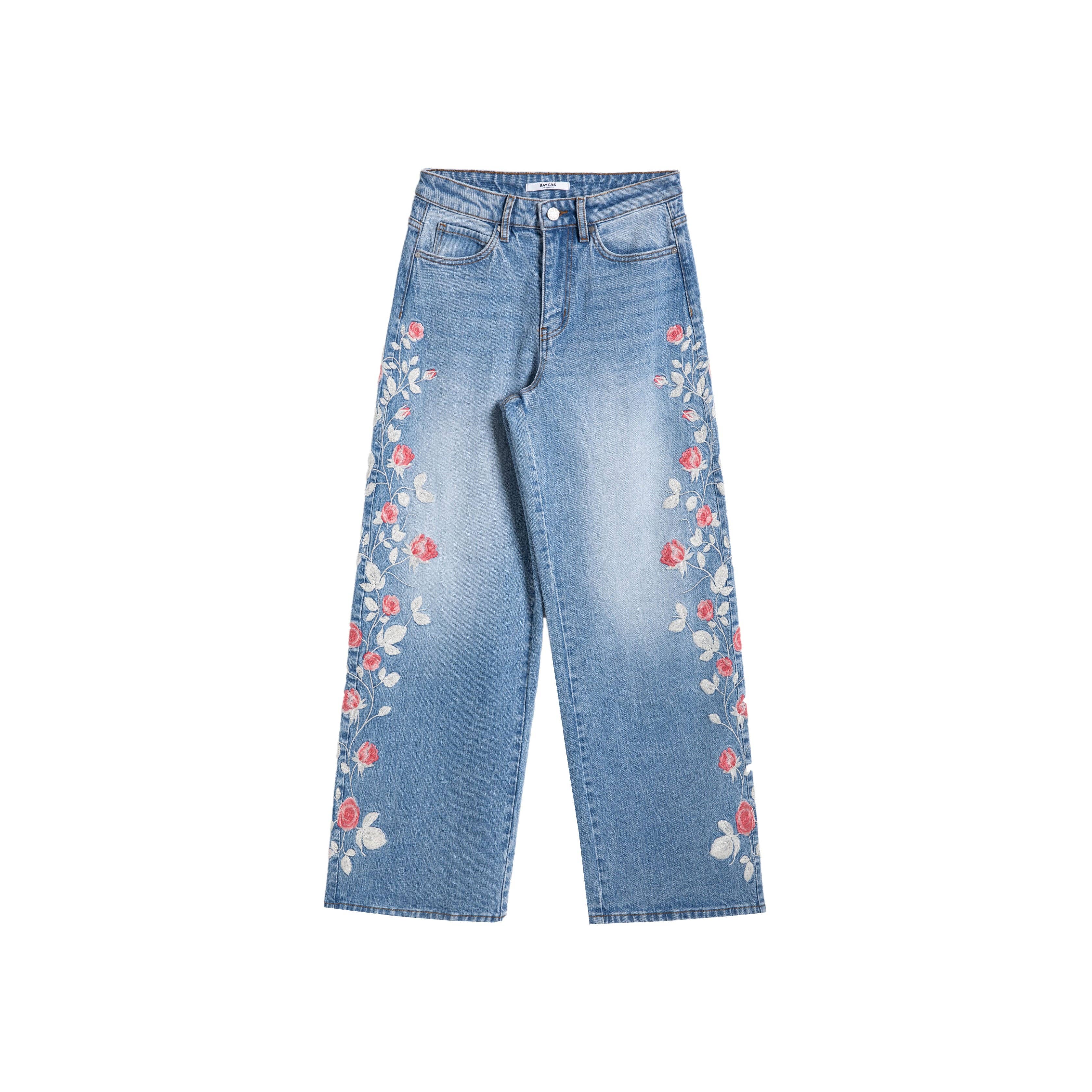Charlie Floral Embroidery Jean – SANITY