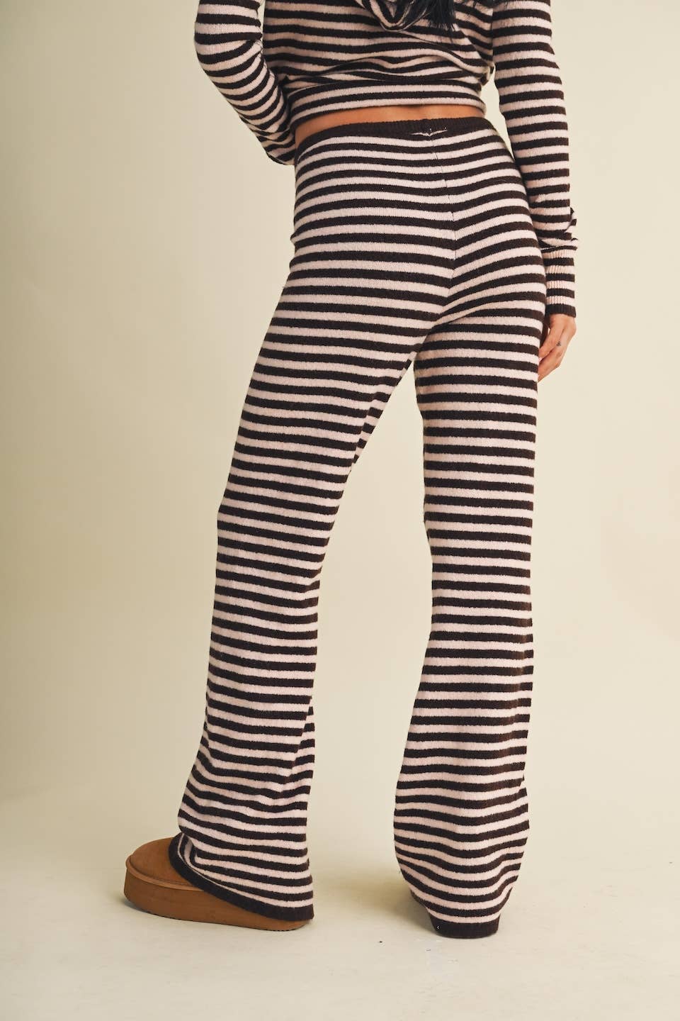 Striped Relaxed Pants with Drawstring Waist