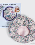 Bridgerton x Kitsch Satin-Lined Flexi Shower Cap in Wisteria