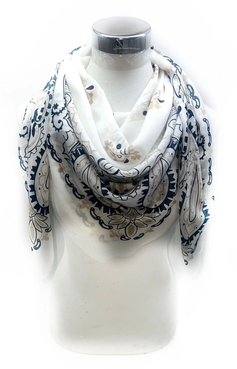 Large Bandana Print Scarf - sanitystyle
