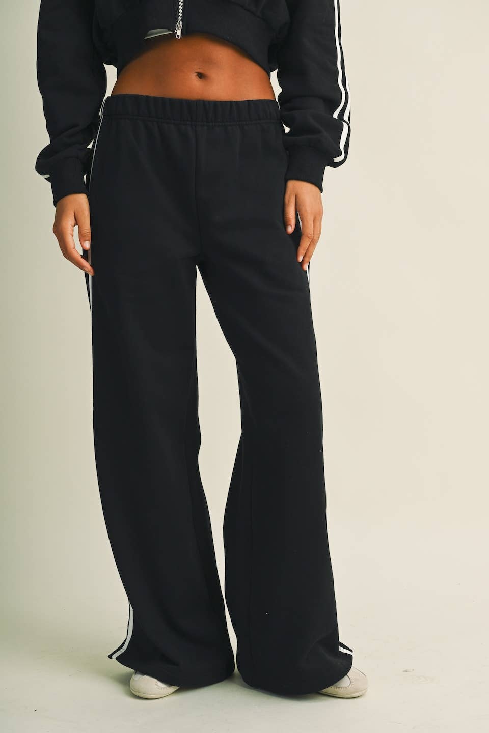 Side Stripe Low Waist Sweatpant