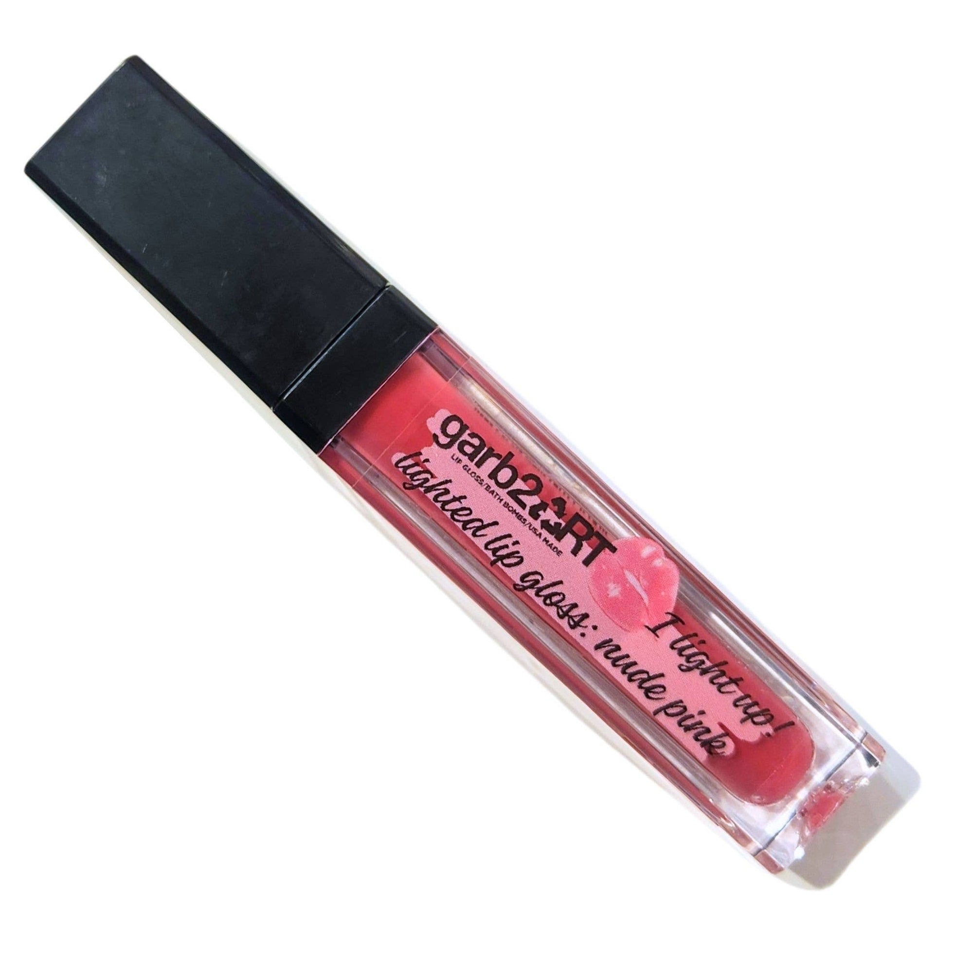 Lighted Lip Gloss | Nude Pink