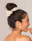 Brunch Scrunchie - Frayed Linen