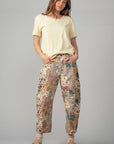 Boho Patchwork Wide Leg Pants
