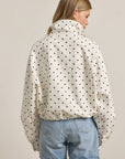Alessia Polka-Dot Pullover Jacket