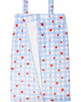 Gingham Hearts Spa Wrap