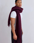 The Stockholm Scarf Cherry Lacquer