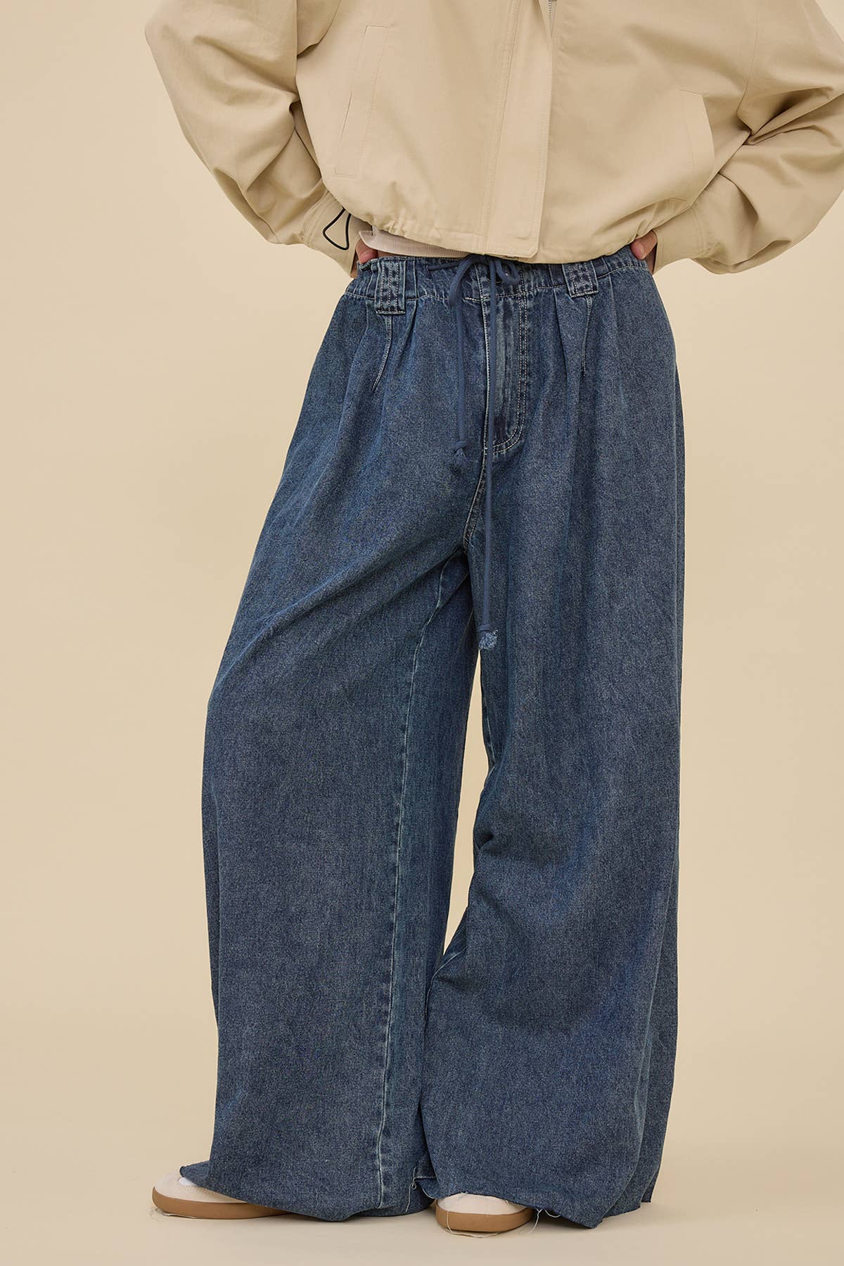 Mary Wide Leg Denim Pants