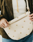 Chic Gold Studded Westlyn Bum Bag
