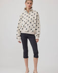 Cora Polka-Dot Half Zip