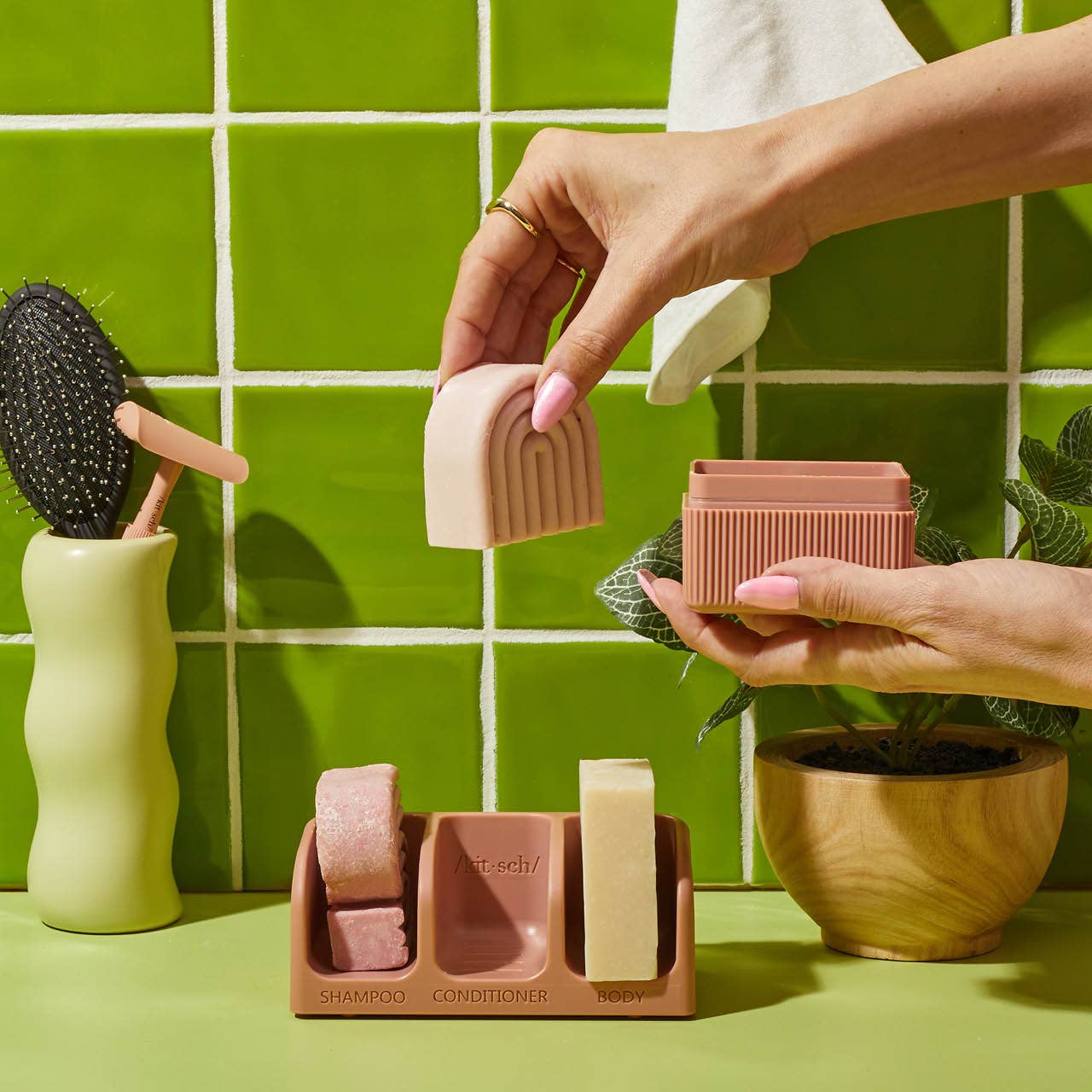 Self-draining Soap Dish - Terracotta - sanitystyle