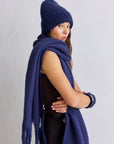 The Reykjavik Beanie Hat Midnight Blue