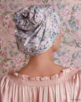 Bridgerton x Kitsch Satin-Lined Flexi Shower Cap in Wisteria