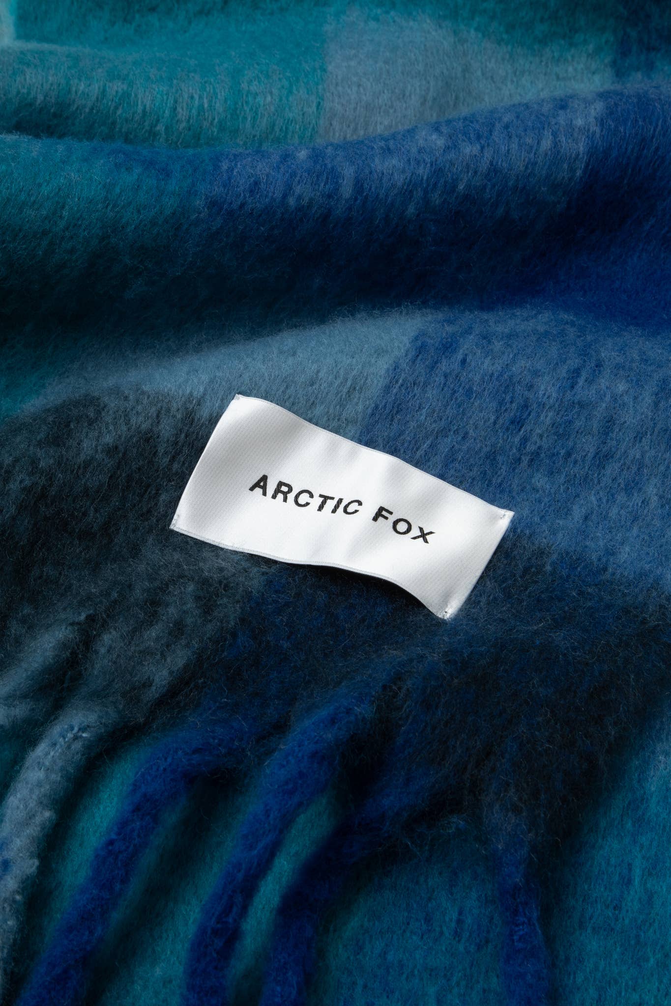 The Reykjavik Scarf Blue Check