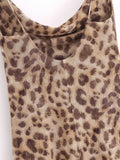 Vivian Leopard Print Slip Dress