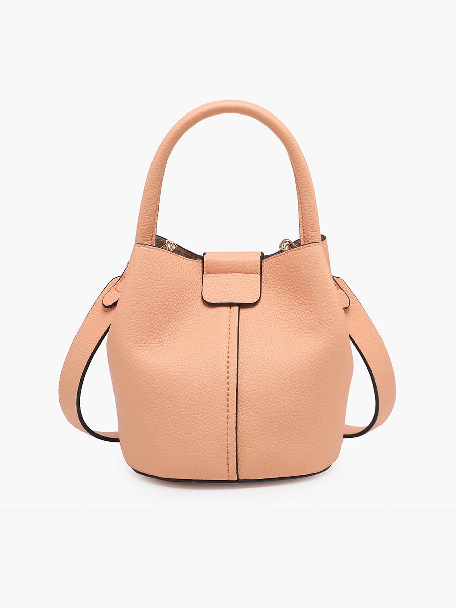M2528 Farrah Bucket Bag w/ Top Handle &amp; Inner Bag