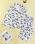 Equestrian Toile Women's Long Sleeve Pajama Set