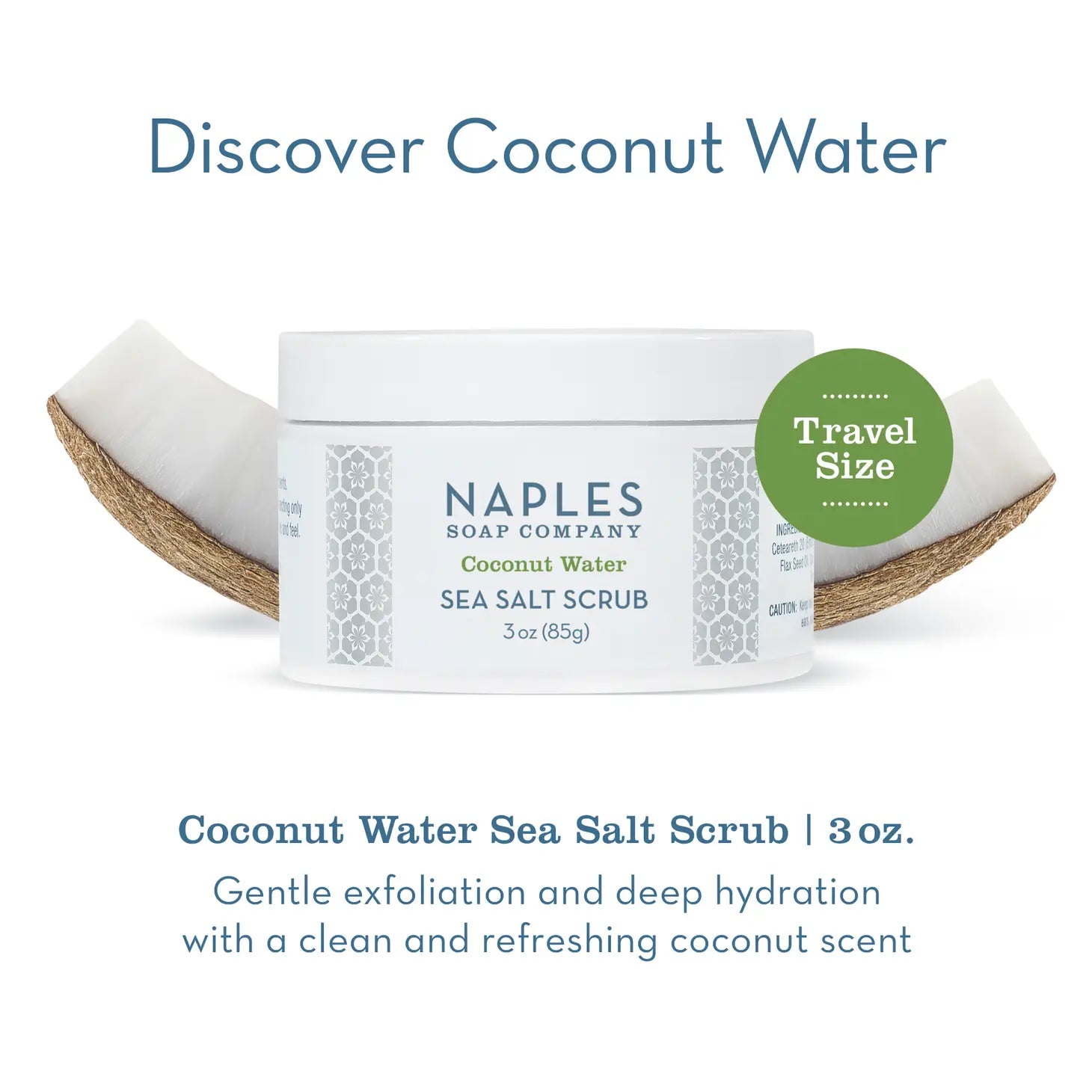 Coconut Water Sea Salt Scrub 3oz