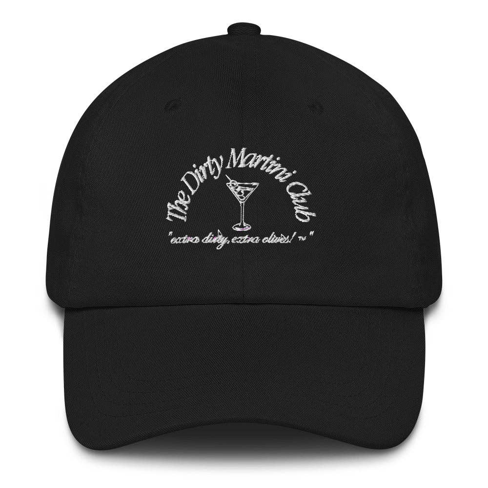 'Dirty Martini Club' Dad Hat - Noir