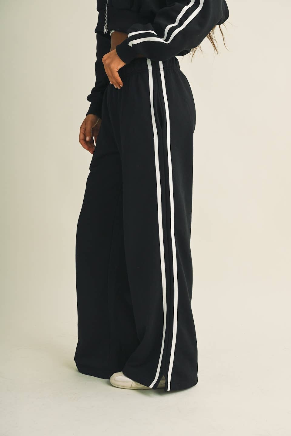 Side Stripe Low Waist Sweatpant