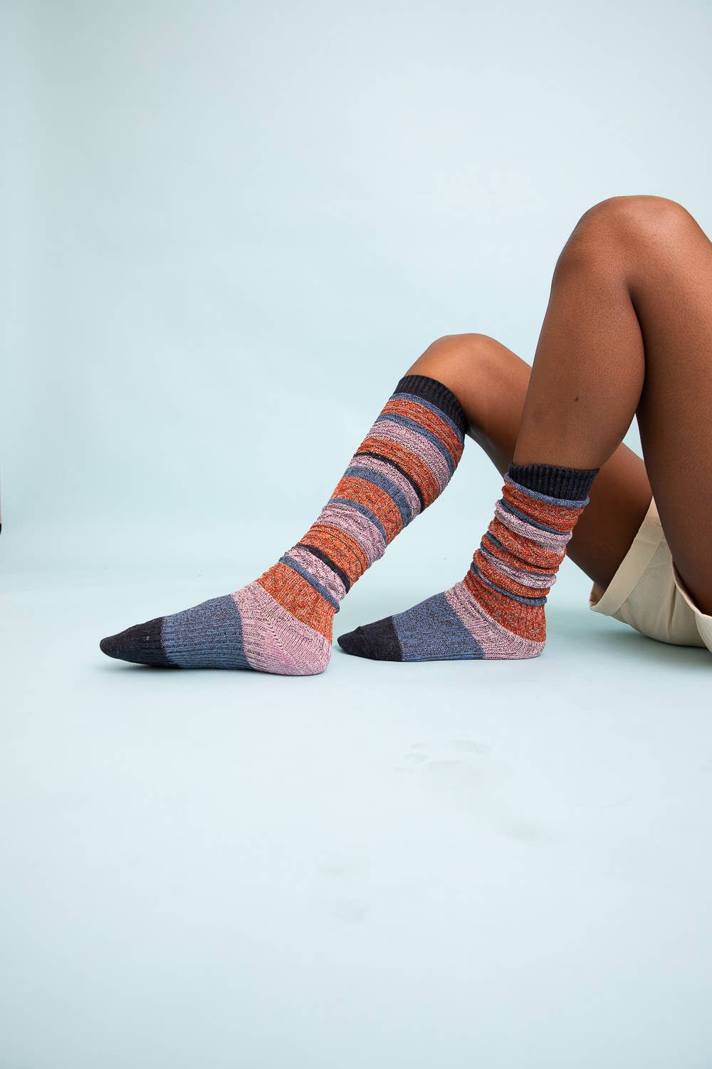 Boho Stripe Boot Socks - Perfect Fall Gift