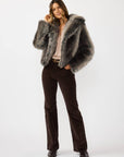 Charlie Ombre Faux Fur Jacket