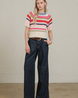 Waverly Knit Short Sleeve Sweater