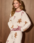 Gingerbread Oversized Sweater