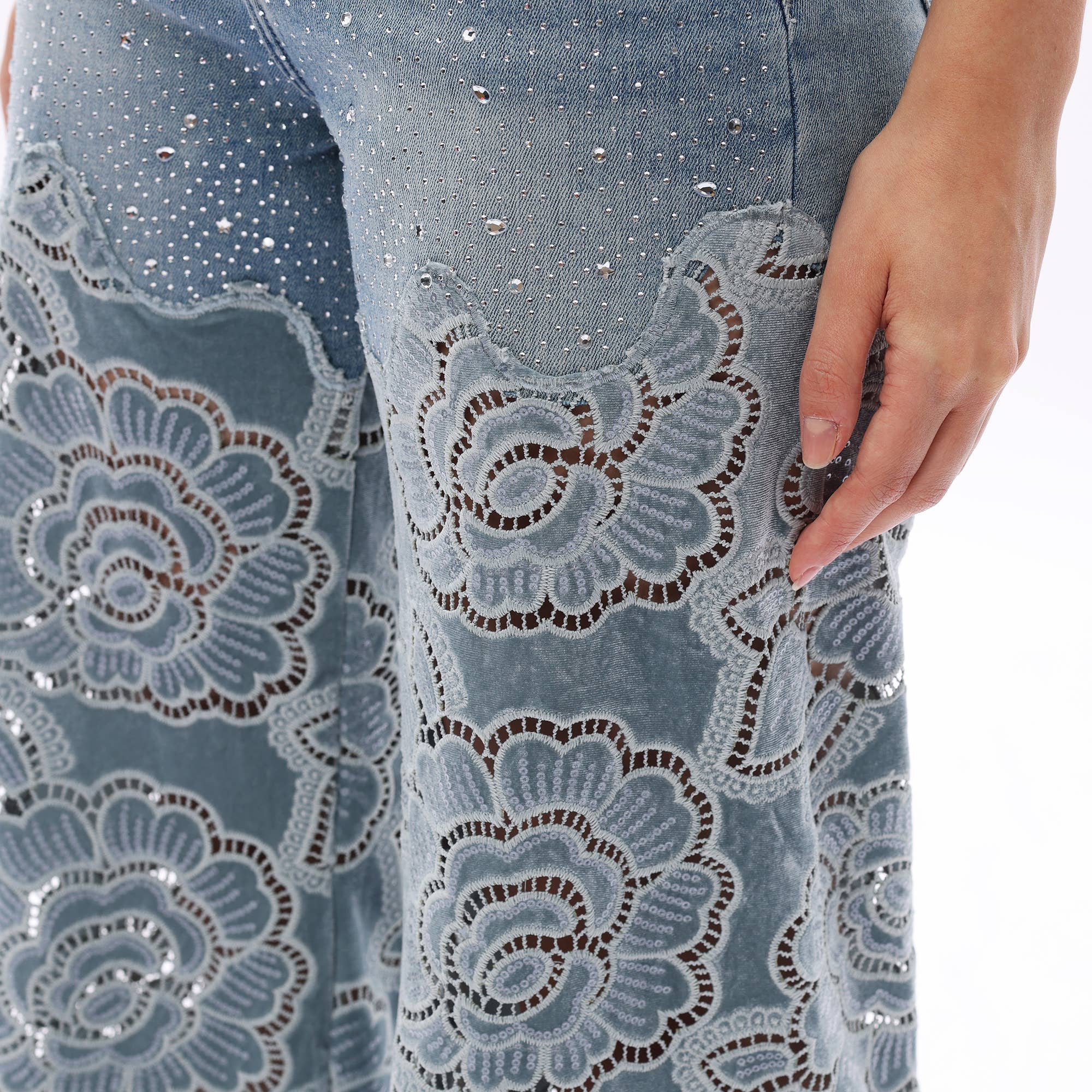 Shia Lace Detail Jeans