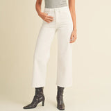 Minky Slim Wide Leg Jean