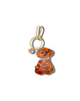 Hand-painted Doodle Puppy Bag Charm + Keychain